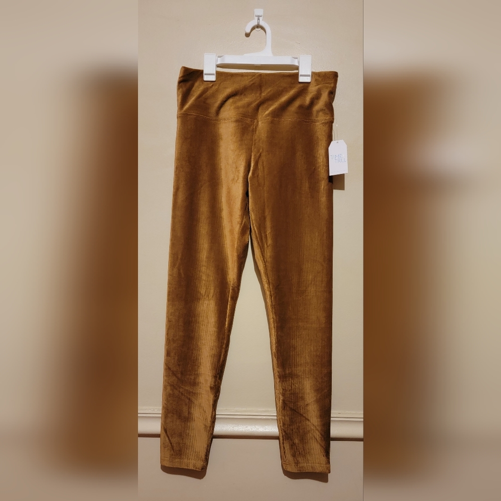 Time and Tru High Rise Fitted Corduroy legging